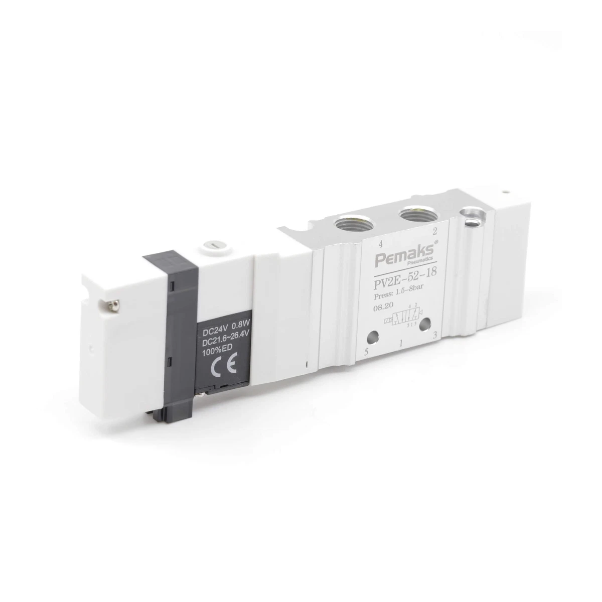 5/2 Tek Bobinli Solenoid Valf