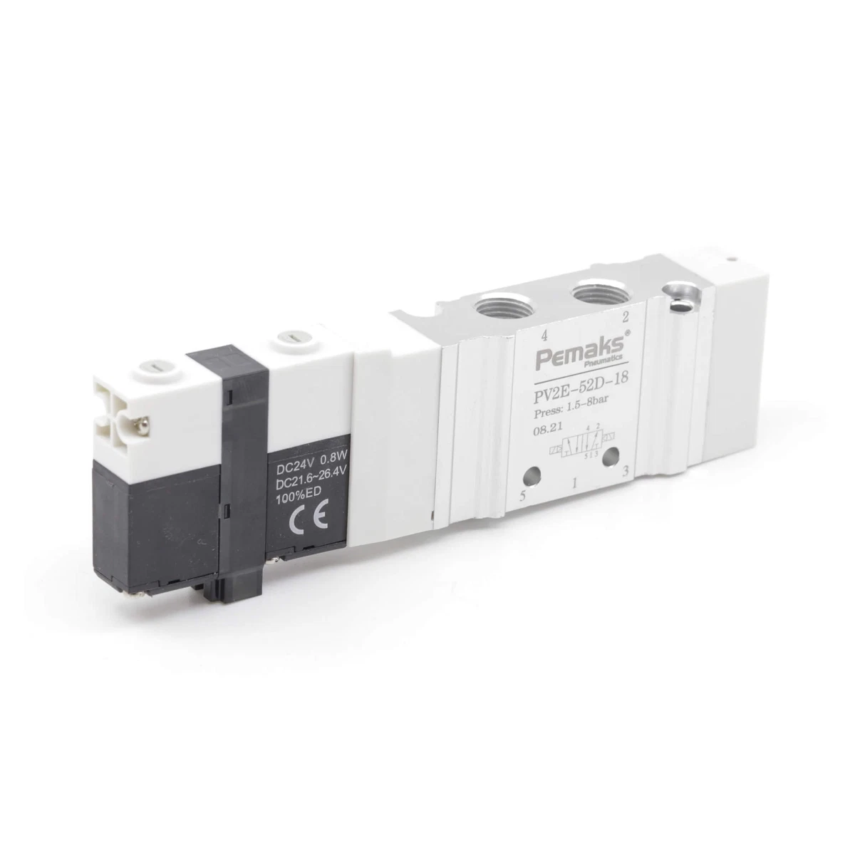 5/2D Çift Bobinli Solenoid Valf