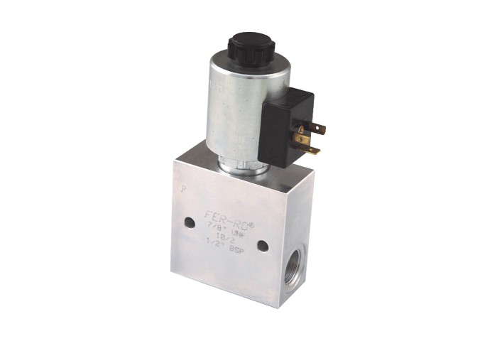SPV serisi 2/2 solenoid popet valfler